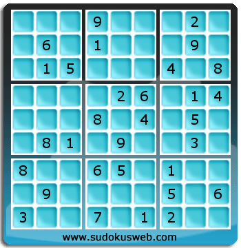 Sudoku von mittelmässiger höhe