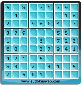 Sudoku von sehr einfacher höhe