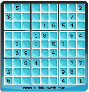 Sudoku von mittelmässiger höhe