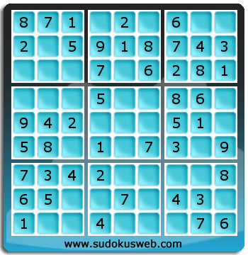 Nivel Muito Facil de Sudoku Nivel Muito Facil de Sudoku