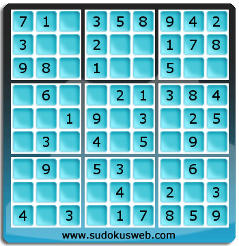 Nivel Muito Facil de Sudoku Nivel Muito Facil de Sudoku