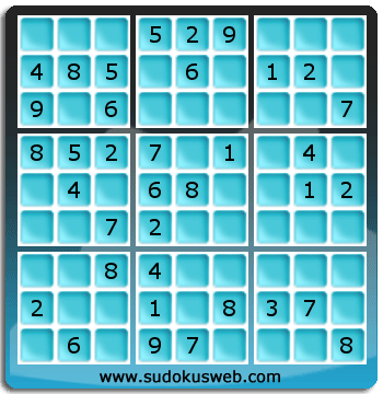 Sudoku von einfacher höhe