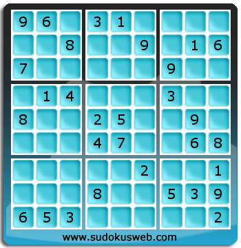 Sudoku von mittelmässiger höhe