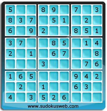 Sudoku von sehr einfacher höhe