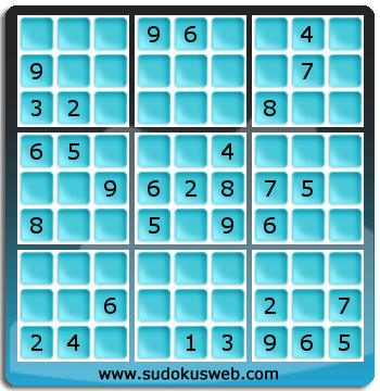 Sudoku von mittelmässiger höhe