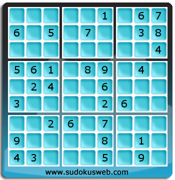 Sudoku von mittelmässiger höhe