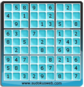 Nivel Muito Facil de Sudoku Nivel Muito Facil de Sudoku