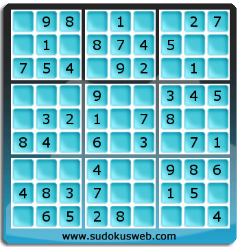 Nivel Muito Facil de Sudoku Nivel Muito Facil de Sudoku