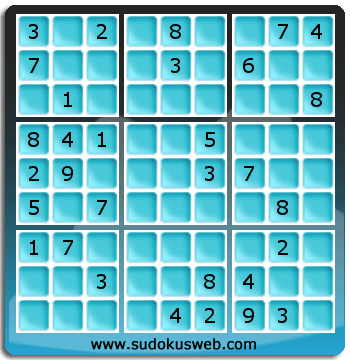 Sudoku von mittelmässiger höhe