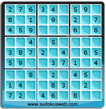 Nivel Muito Facil de Sudoku Nivel Muito Facil de Sudoku
