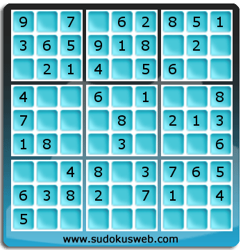 Nivel Muito Facil de Sudoku Nivel Muito Facil de Sudoku