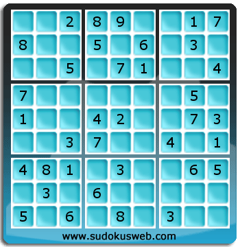 Nivel Facil de Sudoku Nivel Facil de Sudoku