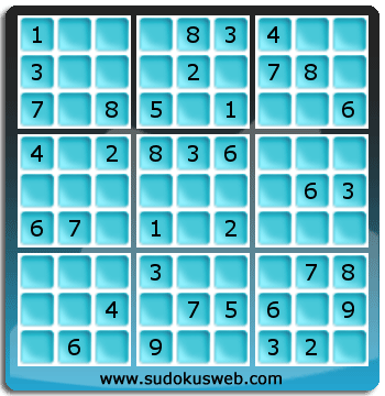 Nivel Facil de Sudoku