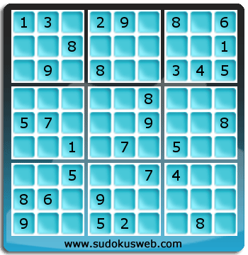 Sudoku von mittelmässiger höhe