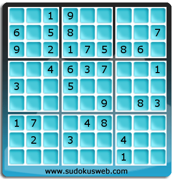 Sudoku von mittelmässiger höhe