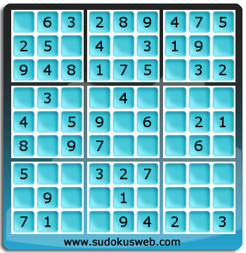 Sudoku von sehr einfacher höhe