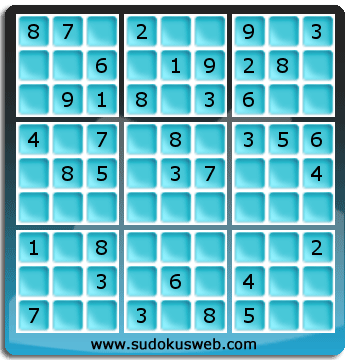 Nivel Facil de Sudoku