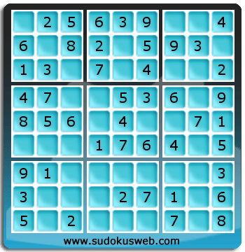 Sudoku de Niveau Très Facile