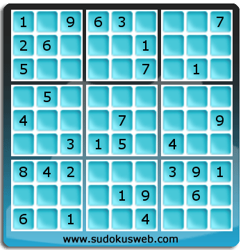 Sudoku von mittelmässiger höhe