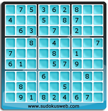 Sudoku von einfacher höhe