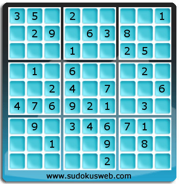 Sudoku von einfacher höhe