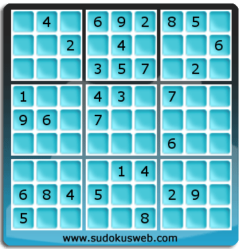 Sudoku von mittelmässiger höhe