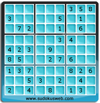 Sudoku von einfacher höhe