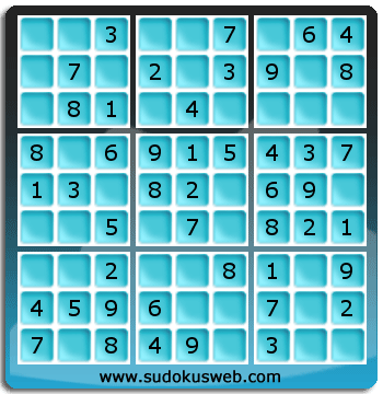 Sudoku de Niveau Très Facile