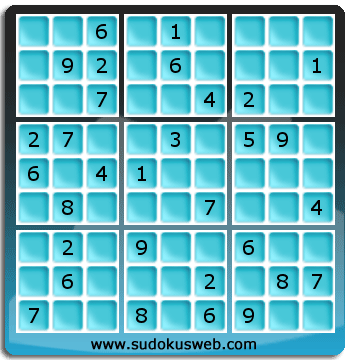 Sudoku von mittelmässiger höhe