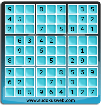 Sudoku de Nivell Molt Fàcil Sudoku de Nivell Molt Fàcil