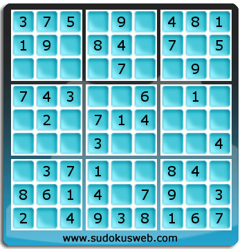 Nivel Muito Facil de Sudoku