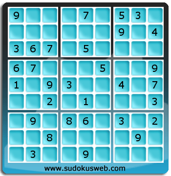 Sudoku von mittelmässiger höhe