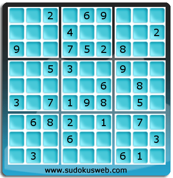 Sudoku von mittelmässiger höhe