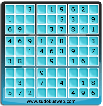 Sudoku de Niveau Très Facile