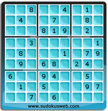 Sudoku von mittelmässiger höhe Sudoku von mittelmässiger höhe