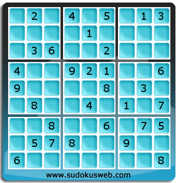 Sudoku von mittelmässiger höhe