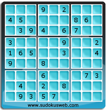 Sudoku von mittelmässiger höhe