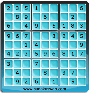 Sudoku von sehr einfacher höhe