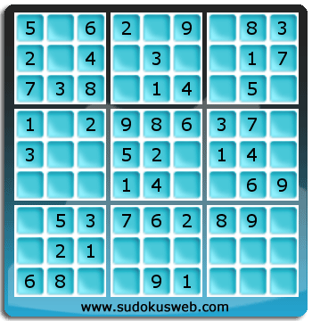 Sudoku de Nivel Muy Fácil