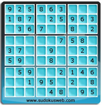 Sudoku de Niveau Très Facile