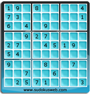 Sudoku von mittelmässiger höhe