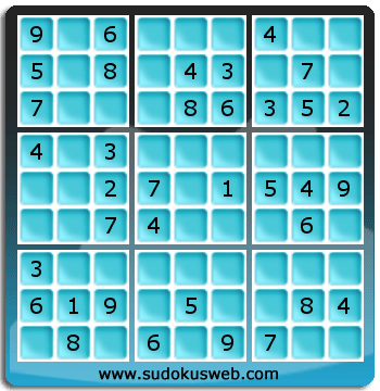 Sudoku von einfacher höhe