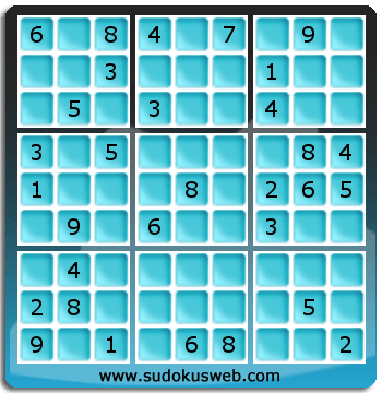 Sudoku von mittelmässiger höhe