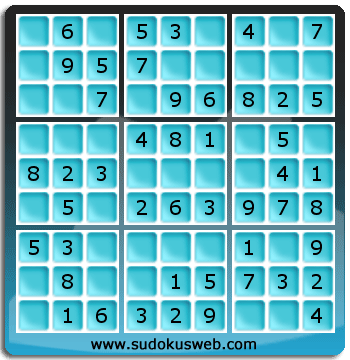 Sudoku de Niveau Très Facile Sudoku de Niveau Très Facile