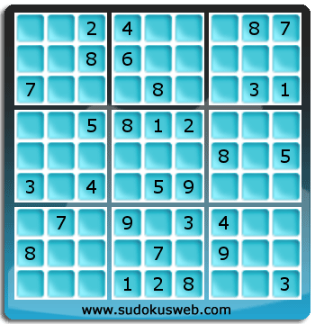 Sudoku von mittelmässiger höhe