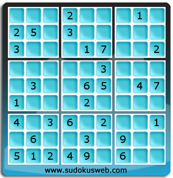 Sudoku von mittelmässiger höhe