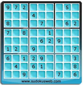 Sudoku von mittelmässiger höhe