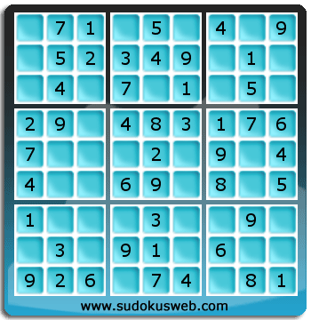 Sudoku von sehr einfacher höhe