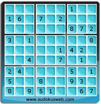 Sudoku von mittelmässiger höhe