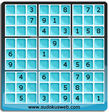 Sudoku von mittelmässiger höhe